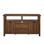 Meuble TV haut Middlebrook 58 po à porte rainurée