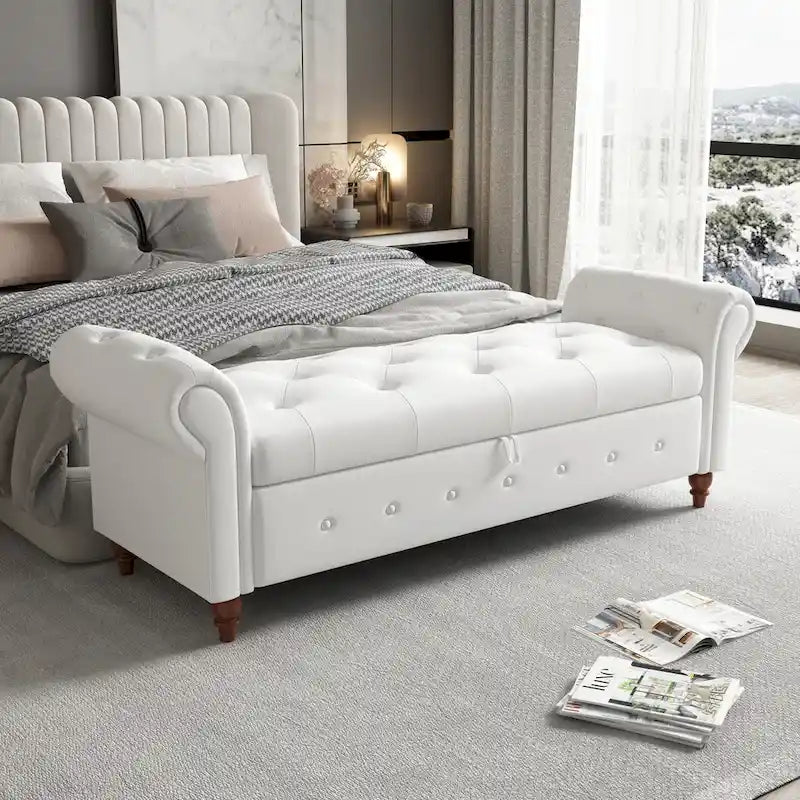 Banc ottoman avec rangement