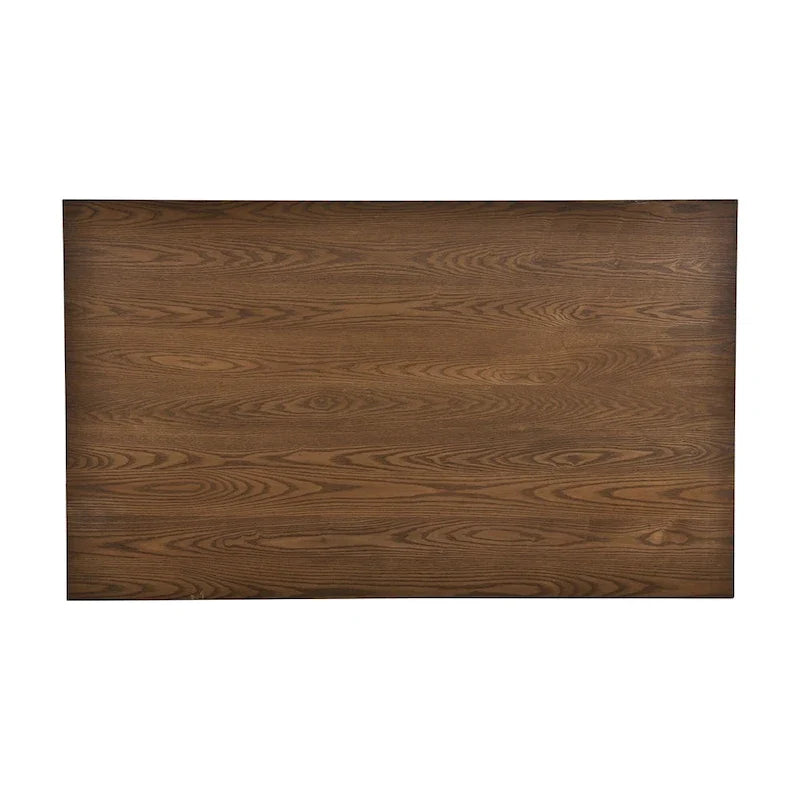 Ensemble de salle à manger 6 pièces en bois avec 4 chaises et un banc, table avec tiroir