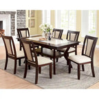 Ensemble de salle à manger 7 pièces avec table de rangement Dionne de Furniture of America