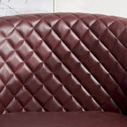 Fauteuil à barillet pivotant en cuir PU touffeté KINWELL 29