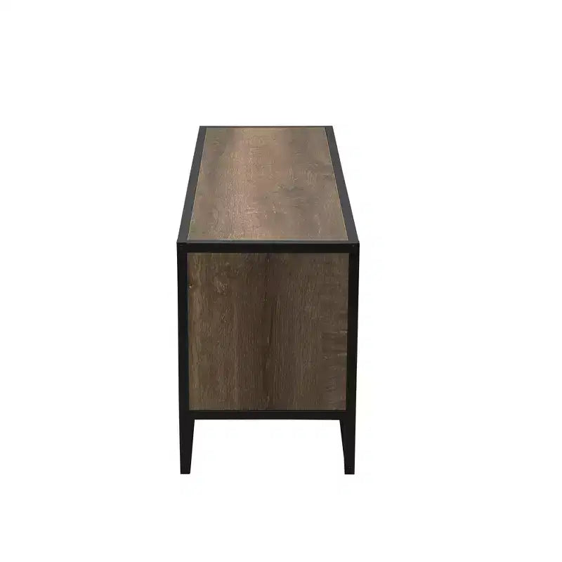 Meuble TV Household Essentials Jamestown avec compartiments de rangement