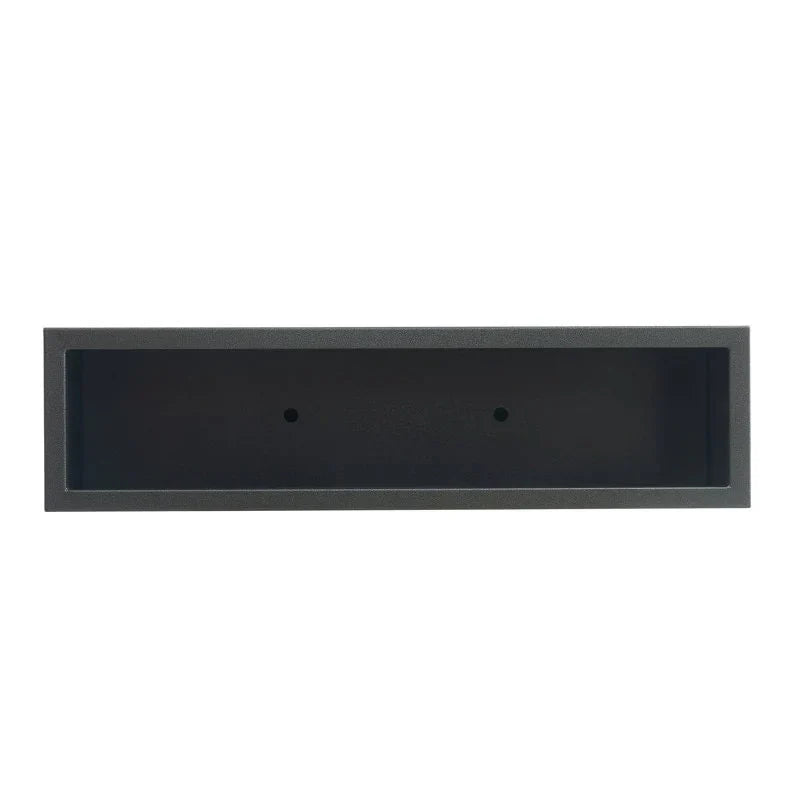 Jardinière Métallique Haute pour Plantes d'Extérieur, 38 po L x 10 po l x 30 po H, Longue et Haute Jardinière en Métal - 38x30x10