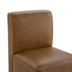 Chaises de salle à manger roulantes rembourrées Spruce&Spring avec roulettes, lot de 2