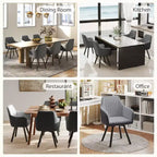 Lot de 2 chaises de salle à manger du milieu du siècle avec accoudoirs
