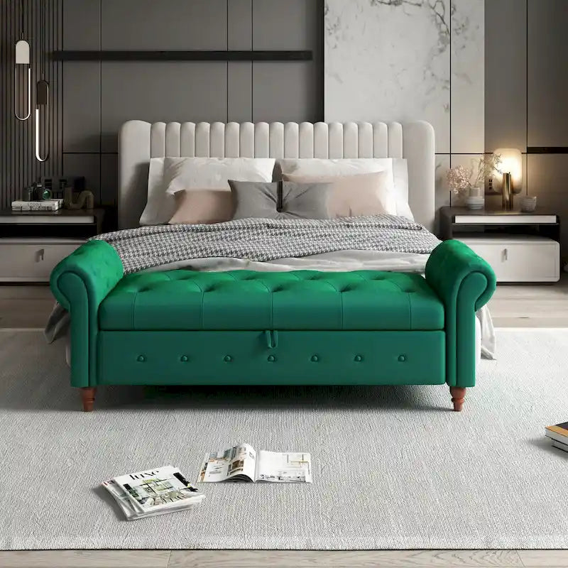 Banc ottoman avec rangement