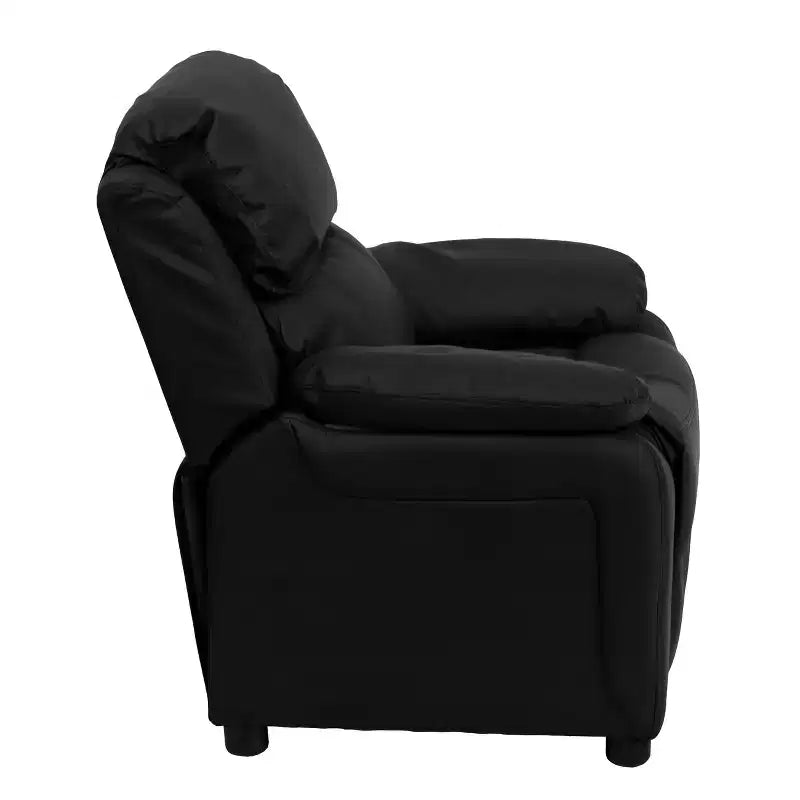 Fauteuil inclinable contemporain Flash Furniture de luxe rembourré pour enfants avec accoudoirs de rangement
