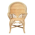 Fauteuil d'appoint Ratu en rotin de Bali et Pari : Fait à la main, design bohème, aucun assemblage requis