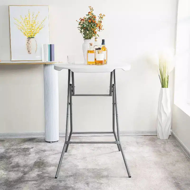 Table portable en résine Home Imports Emporium High Top Cocktail Bar pour fêtes/événements en extérieur
