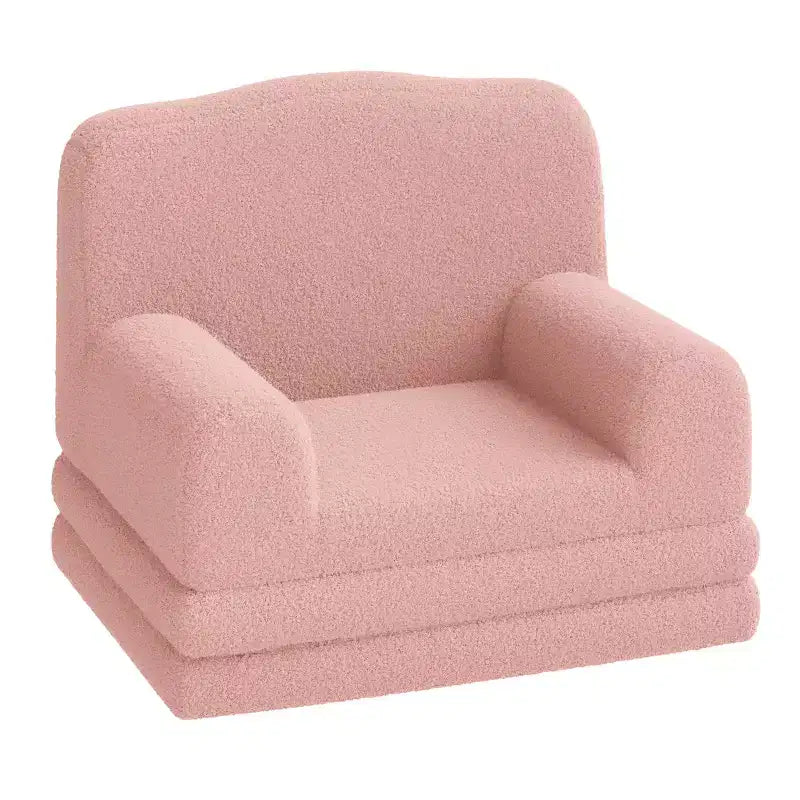 Canapé et fauteuil pour enfants 2-en-1 – Sofa en mousse pliable pour tout-petits