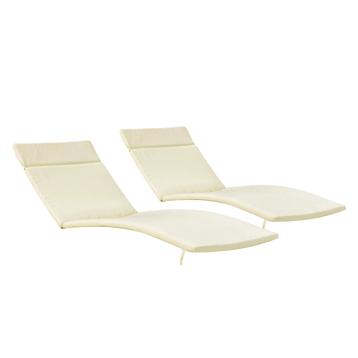 Ensemble de coussins d'extérieur Salem pour chaise longue - Coussins uniquement (lot de 2) par Christopher Knight Home - 79,25L x 27,50W x 1,50H