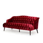 Canapé Adelia en velours capitonné style moderne glamour de Christopher Knight Home