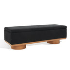 Banc de rangement Sunneva Boucle SAFAVIEH Couture - 61 po L x 20 po P x 19 po H - 61Lx20Px19H