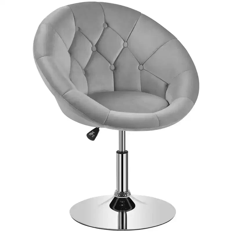 Fauteuil Yaheetech pivotant touffeté réglable en hauteur
