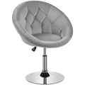 Fauteuil Yaheetech pivotant touffeté réglable en hauteur