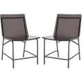 Chaise de salle à manger en acrylique Bryant (Lot de 2) - SFV2566 - Gris fumé/Bronze canon - Safavieh Couture