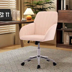 Chaise de bureau réglable, chambre à coucher, chaise pivotante ergonomique, dossier et assise, confortable pour les longues heures assises