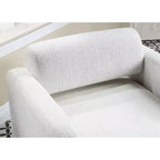 HOMES: Inside + Out Fauteuil d'appoint moderne Sanddrift en bouclette