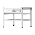Support pour machine à laver VEVOR, socle pour laveuse 123 x 63,5 cm, capacité de charge de 267 kg, 4 pieds réglables, argenté