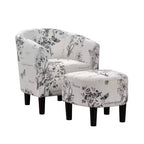 Breighton Home Fauteuil d'appoint avec ottoman Churchill