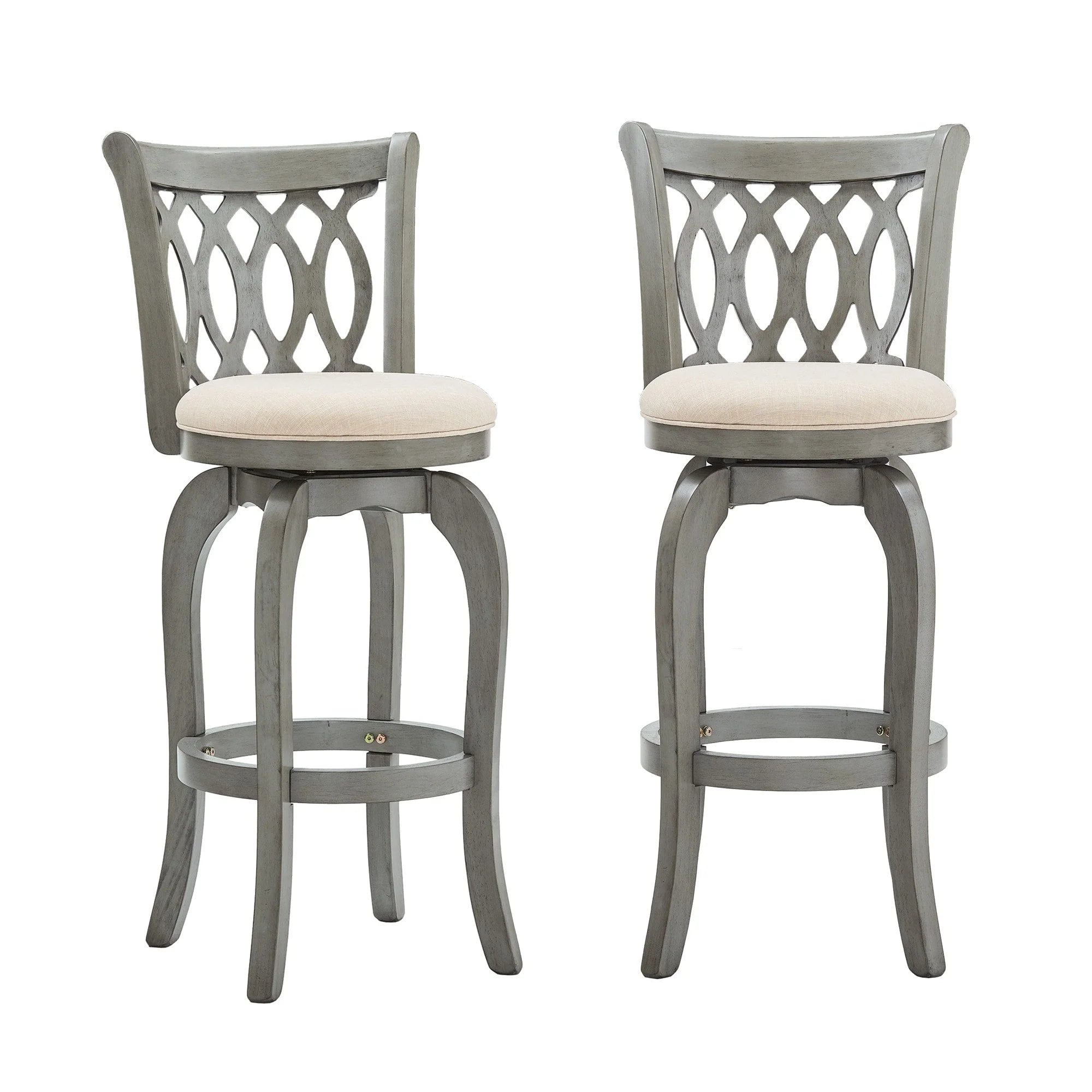 Tabouret de bar pivotant Rovinj Scroll Back