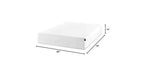 Matelas en mousse à mémoire de forme Zinus 14 King au thé vert, sans fibre de verre, fermeté moyenne, soulagement de la pression zoné, CertiPUR-US, matelas en boîte
