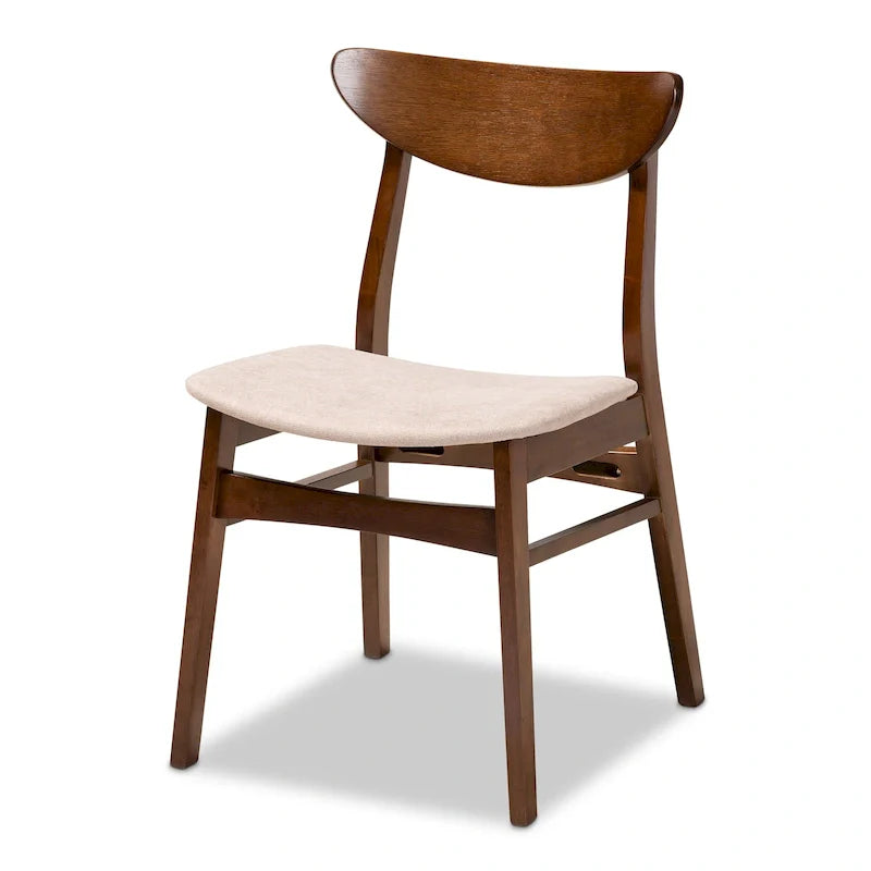 Lot de 4 chaises de salle à manger modernes de style transitionnel Parlin Mid-Century