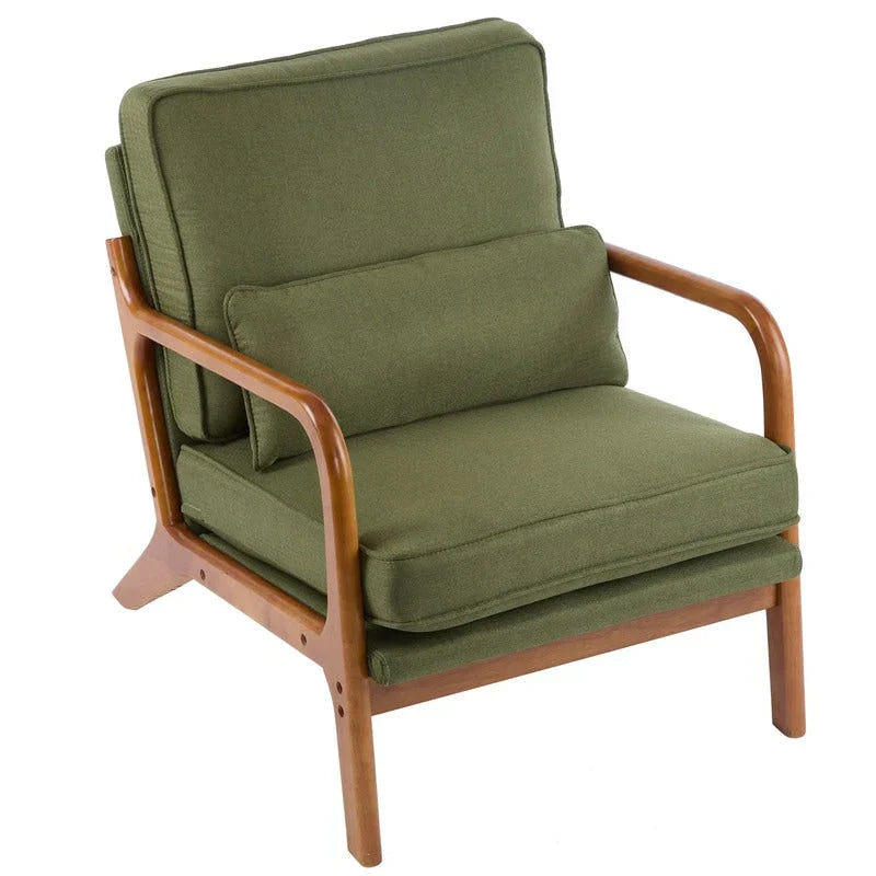 Fauteuil d'appoint rembourré Mid-Century Modern