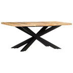 vidaXL Table de salle à manger - Bois de récupération massif