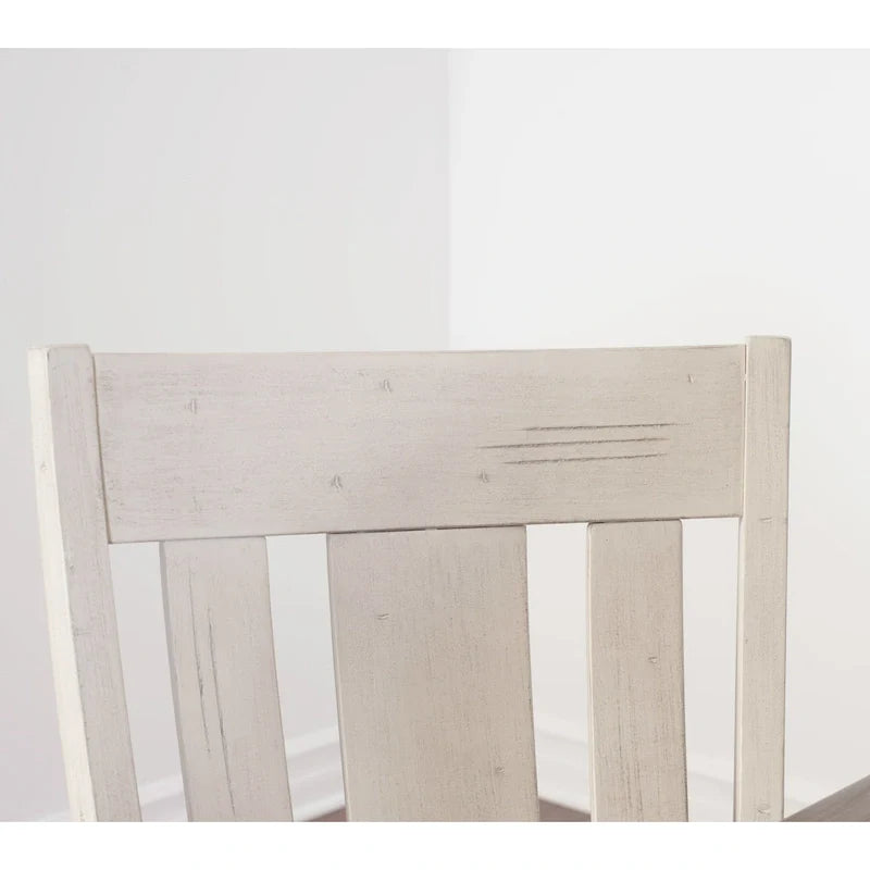Ensemble de salle à manger Roundhill Furniture Arch en chêne vieilli : table ronde, quatre chaises