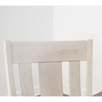 Ensemble de salle à manger Roundhill Furniture Arch en chêne vieilli : table ronde, quatre chaises