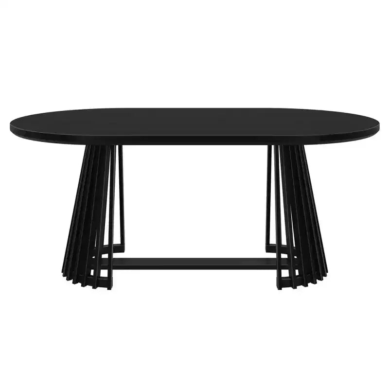 Table à manger rectangulaire 72 Lido Plank+Beam, table de cuisine minimaliste en bois massif pour 6 personnes