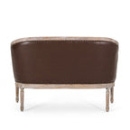 Causeuse capitonnée Faye par Christopher Knight Home
