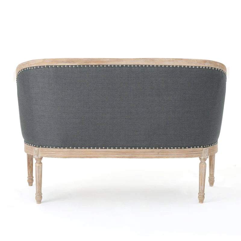 Causeuse capitonnée Faye par Christopher Knight Home