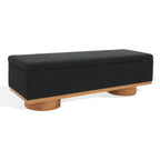 Banc de rangement Sunneva Boucle SAFAVIEH Couture - 61 po L x 20 po P x 19 po H - 61Lx20Px19H