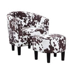 Breighton Home Fauteuil d'appoint avec ottoman Churchill
