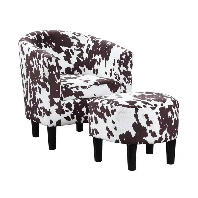 Breighton Home Fauteuil d'appoint avec ottoman Churchill