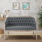 Causeuse capitonnée Faye par Christopher Knight Home