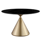 Ensemble de table et de chaises de salle à manger rondes Morden Fort Modern Luxury 5 pièces