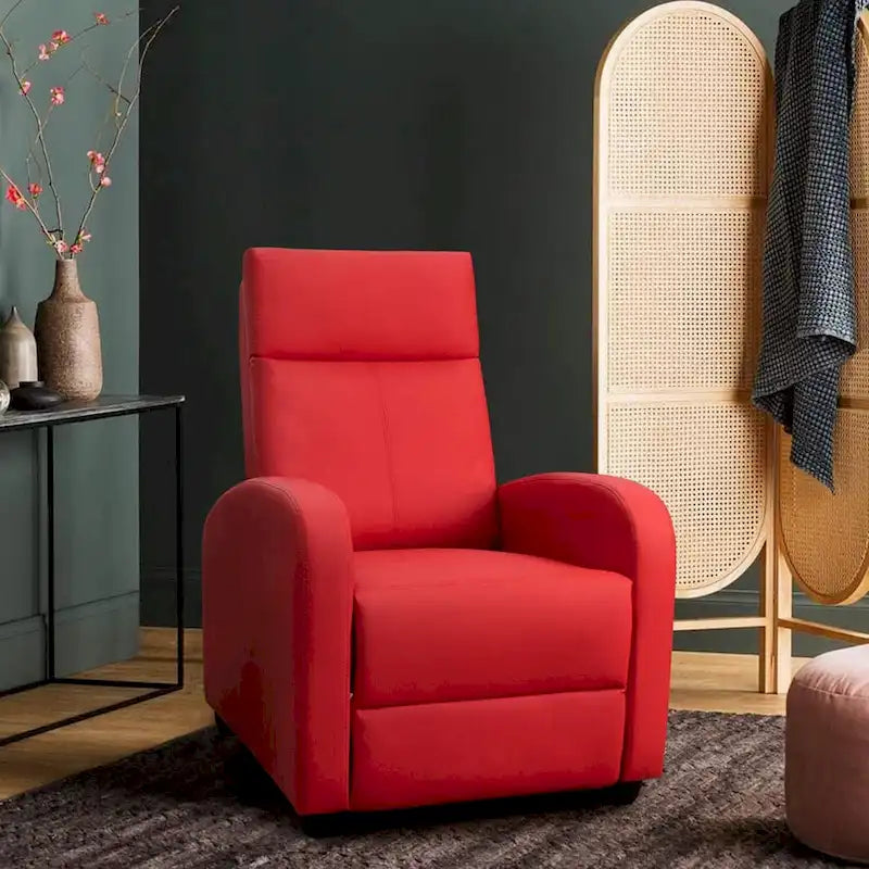Fauteuil inclinable Homall en cuir PU, inclinable individuel pour salon