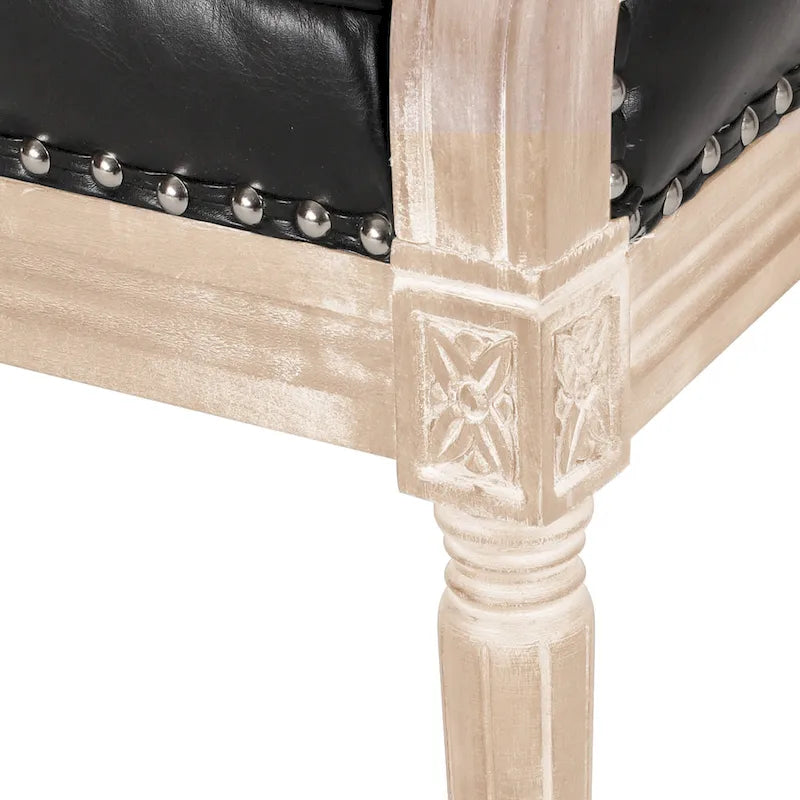 Causeuse capitonnée Faye par Christopher Knight Home