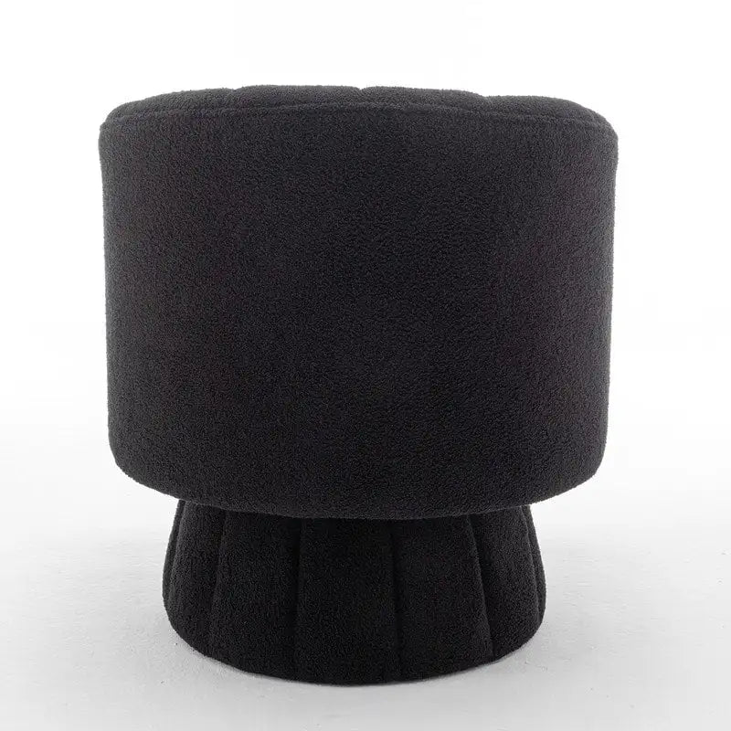 Fauteuil rond pivotant SEYNAR Modern Glam en velours