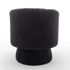 Fauteuil rond pivotant SEYNAR Modern Glam en velours
