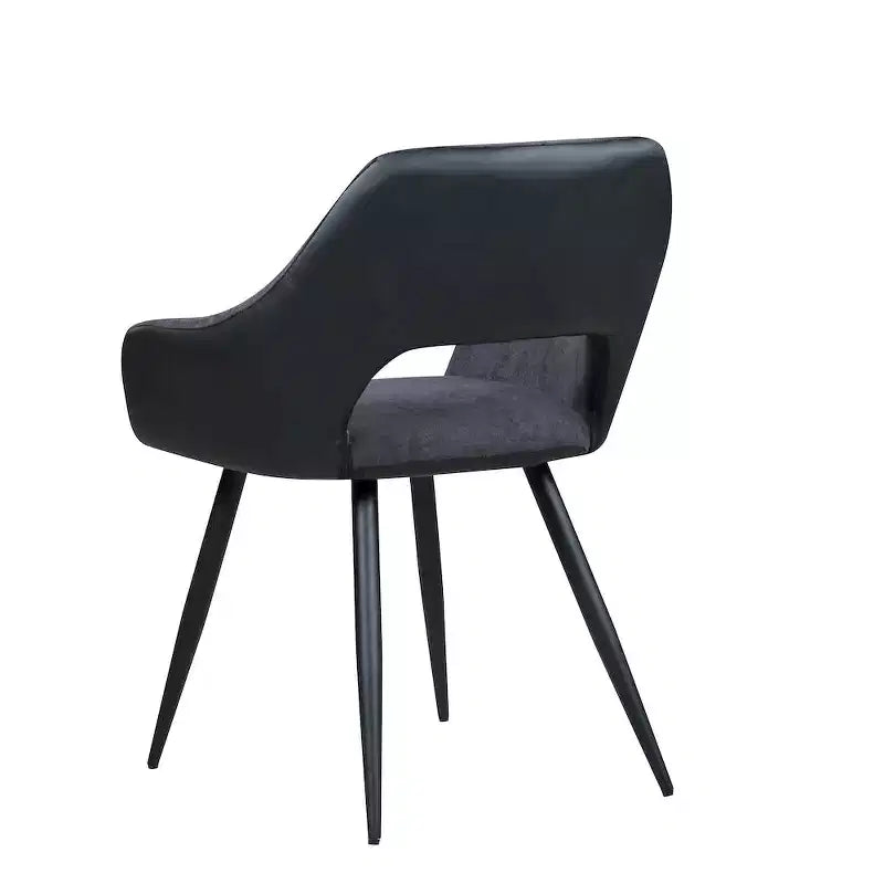 Chintaly Imports, chaise d'appoint contemporaine à dossier ajouré
