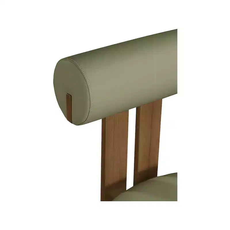 Meridian Furniture, Chaises de salle à manger Dario en cuir vegan, lot de 2