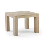 Table d'angle carrée moderne en bois massif, table d'appoint 32 pour salon, table de chevet