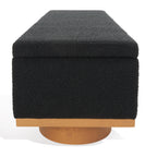 Banc de rangement Sunneva Boucle SAFAVIEH Couture - 61 po L x 20 po P x 19 po H - 61Lx20Px19H
