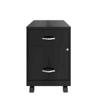 Classeur vertical mobile de 18 po de profondeur, 2 tiroirs, format lettre, avec tiroir à accessoires