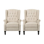 Fauteuils inclinables en tissu touffeté Walter (lot de 2) par Christopher Knight Home
