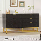 Acekool Commode en tissu à 6 tiroirs, petite commode de rangement avec plateau en bois, table de chevet moderne et organisateur de vêtements pour chambre à coucher, placard, salon